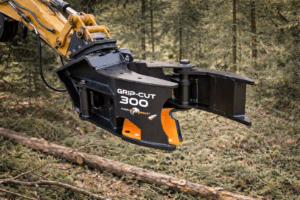 Nożyce do drzew do koparki – technologia cięcia, dobór i wydajność pracy na przykładzie Agriforest